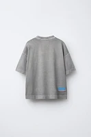 ENSEMBLE TEINT EN PIÈCE T-SHIRT ET BERMUDA IMPRIMÉ