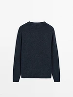 100% cotton knit sweater