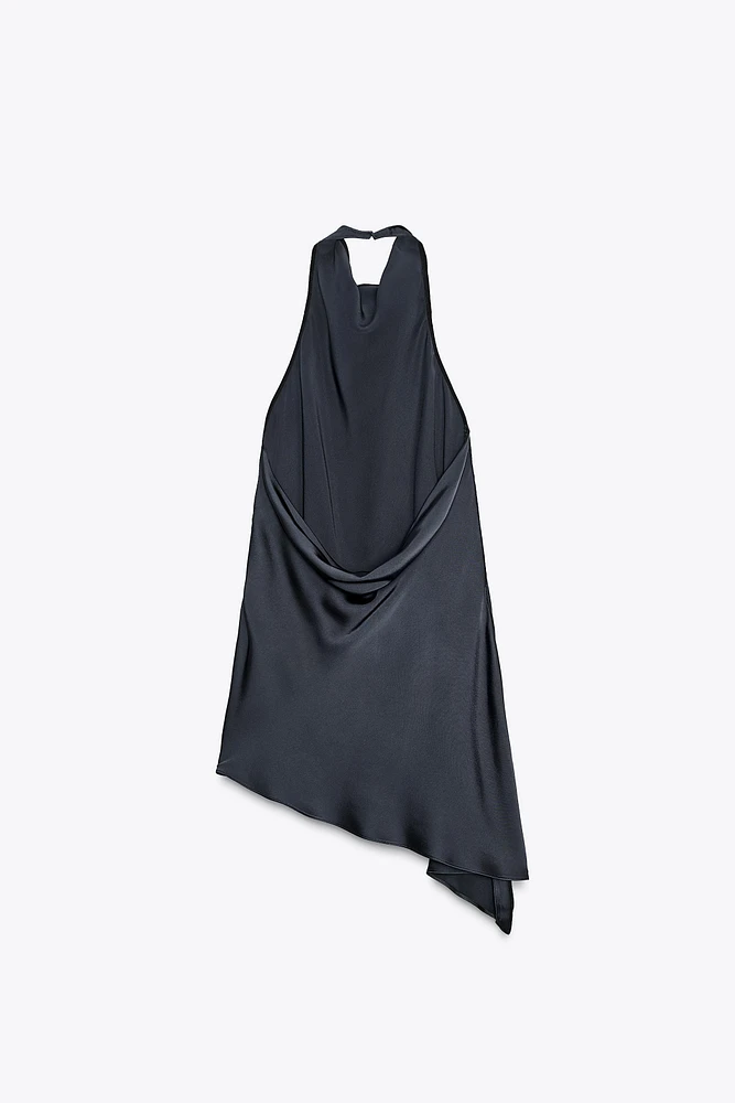 ZW COLLECTION SATIN HALTER TOP