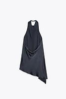 ZW COLLECTION SATIN HALTER TOP