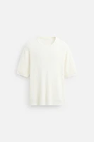 T-SHIRT EN MAILLE À TEXTURE