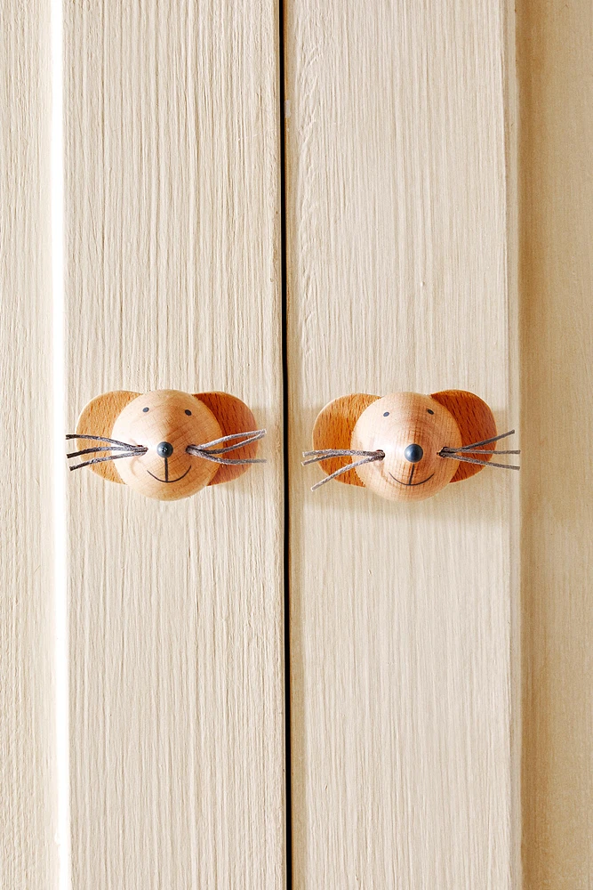 LOT BOUTONS DE PORTE ENFANTS PETITES SOURIS (LOT DE 2)