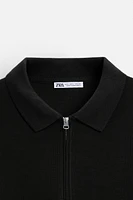 QUARTER ZIP POLO