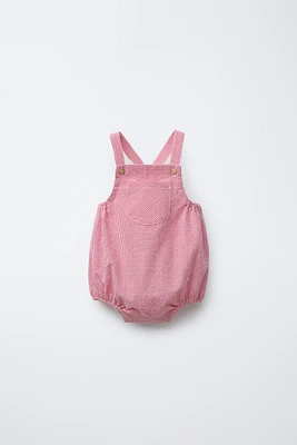 GINGHAM ROMPER