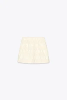 MINI-JUPE BRODERIES EFFRANGÉES