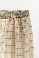 PLAID PAJAMA PANTS