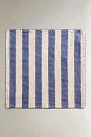 SET OF STRIPED DYED THREAD NAPKINS