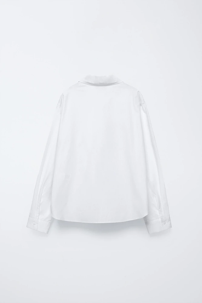 VARSITY PATCHES POPLIN SHIRT