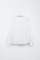 VARSITY PATCHES POPLIN SHIRT