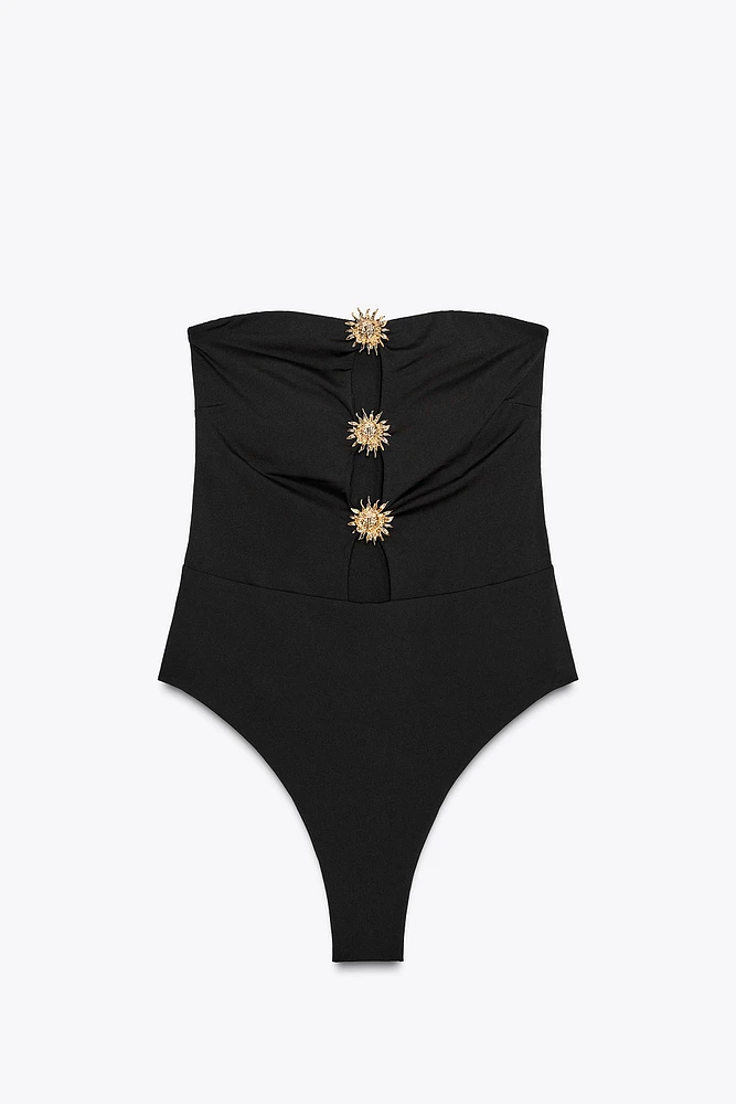 SUN PIECES BANDEAU SWIMSUIT