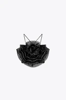 FLORAL ORGANZA TOP