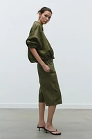 SUEDE EFFECT SHORTS