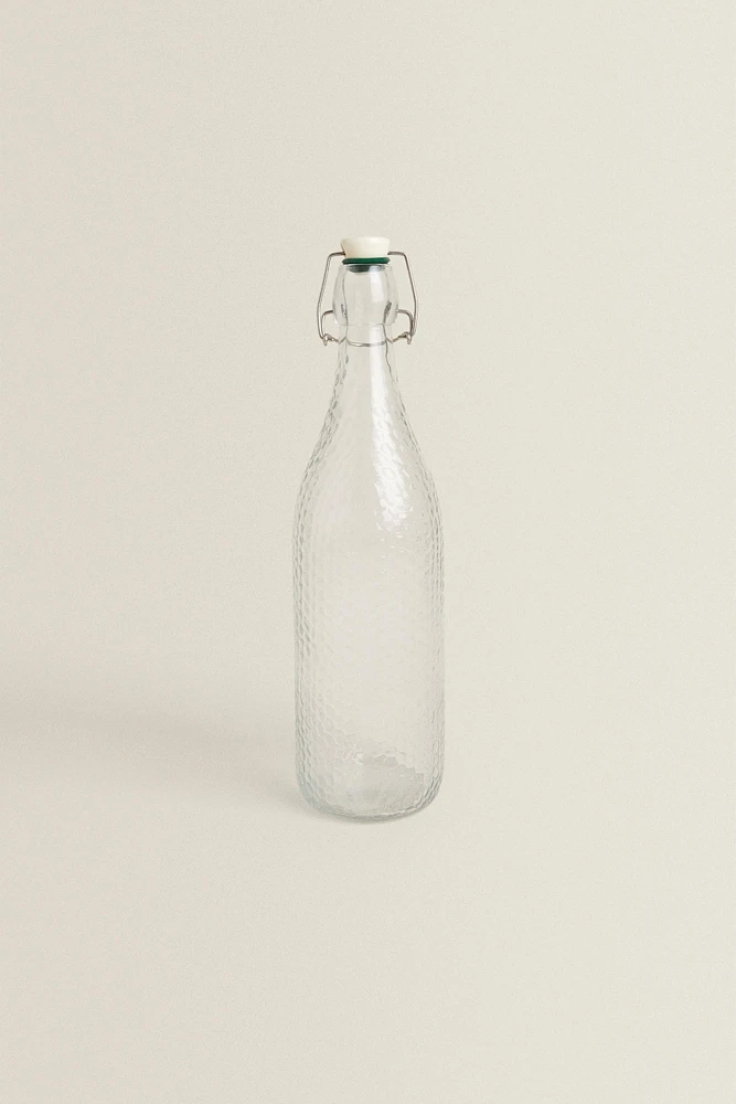 BOTTLE WITH CERAMIC STOPPER