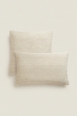 HOUSSE DE COUSSIN TRESSÉE
