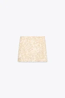 SEQUIN MINI SKIRT