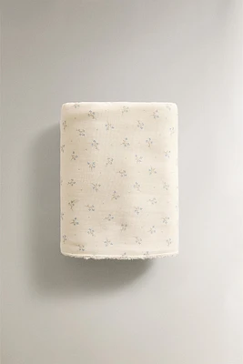 CHILDREN'S BATH TOWEL WITH MINI FLOWERS