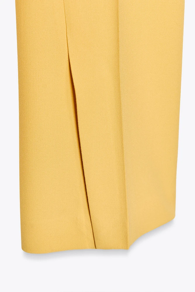 PANTALON FLARE À FENTES COLLECTION ZW