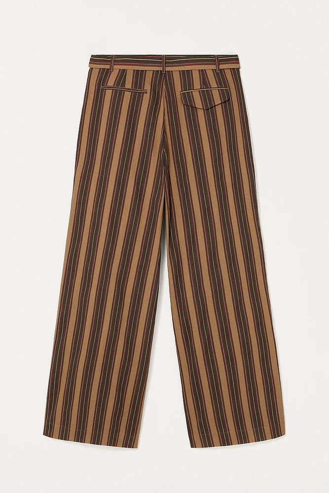 PANTALON RAYÉ CEINTURE LIMITED EDITION