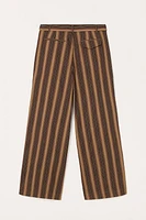 PANTALON RAYÉ CEINTURE LIMITED EDITION
