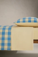 HOUSSE DE COUETTE RÉVERSIBLE ENFANT CARREAUX