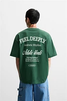 PRINTED TEXT T-SHIRT
