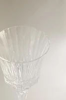 ENGRAVED CRYSTALLINE WATER GLASS