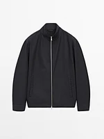 Veste fermeture Éclair 100 % coton