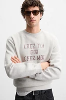 SWEAT À INSCRIPTION IMPRIMÉE
