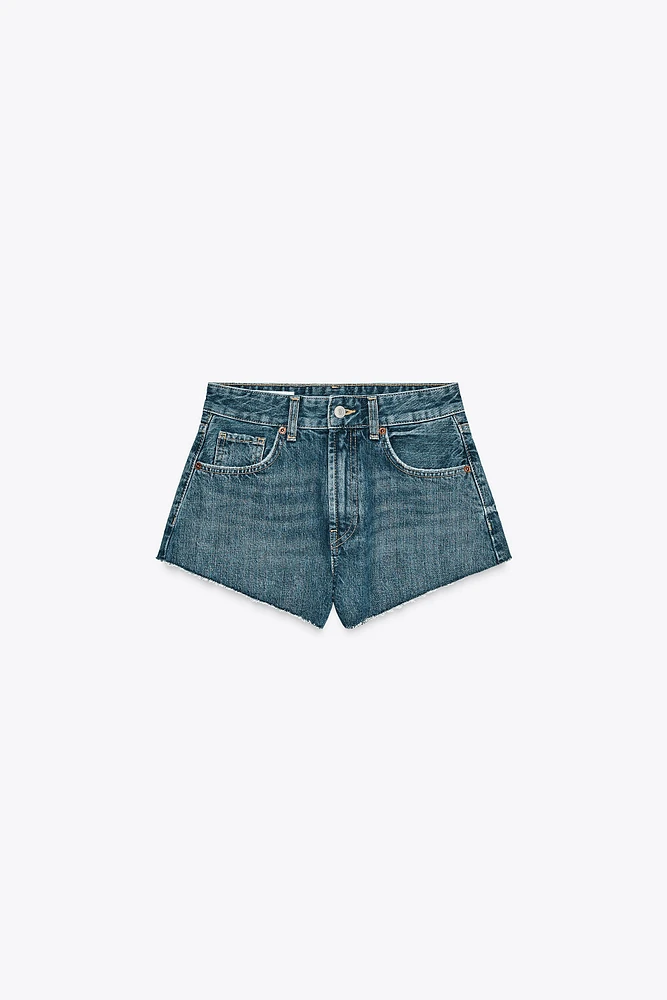 SHORT MINI EN JEAN TRF TAILLE NORMALE