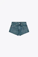 SHORT MINI EN JEAN TRF TAILLE NORMALE