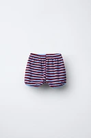 STRIPED TERRYCLOTH BLOOMERS
