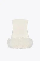 ROBE COURTE EN TULLE AVEC VOLUME DANS LE BAS