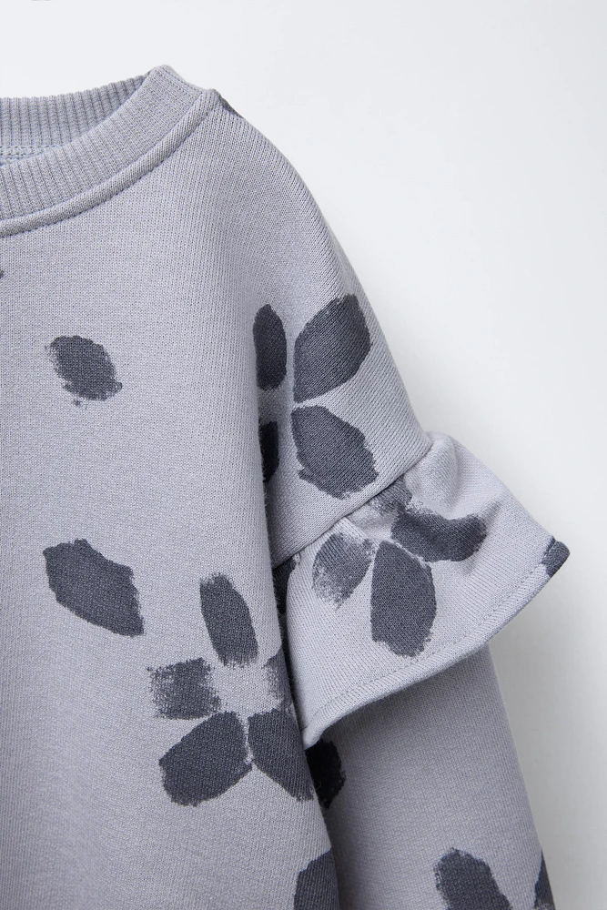 SWEAT IMPRIMÉ FLEURS