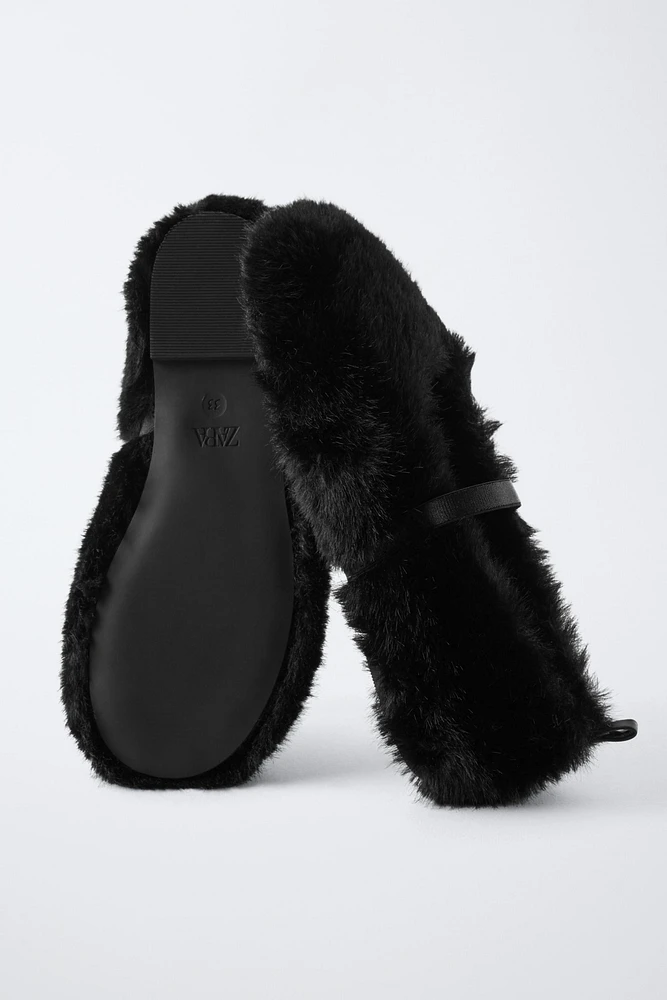 BALLERINES EFFET FOURRURE ÉDITION LIMITÉE
