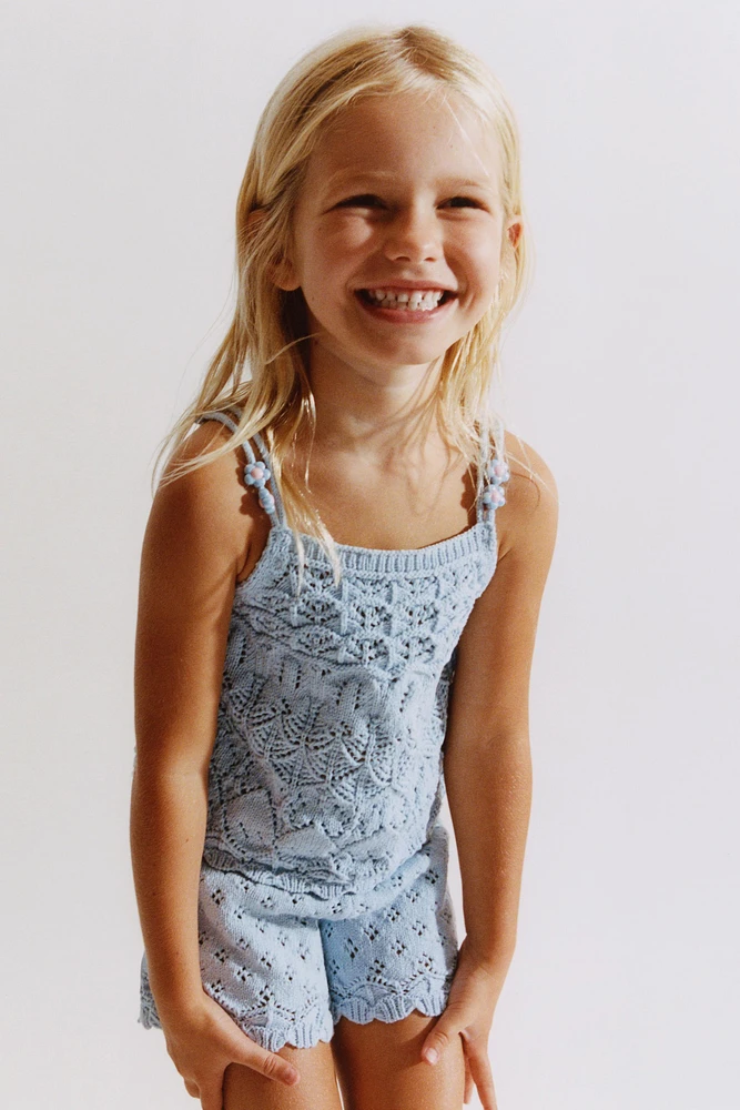 BEADED KNIT TOP