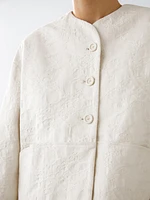 100% cotton floral fabric jacket