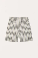 STRIPED RELAXED FIT BERMUDA SHORTS LIMITED EDITION