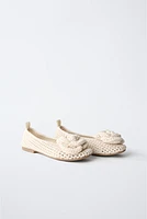 BALLERINES FLEUR CROCHET