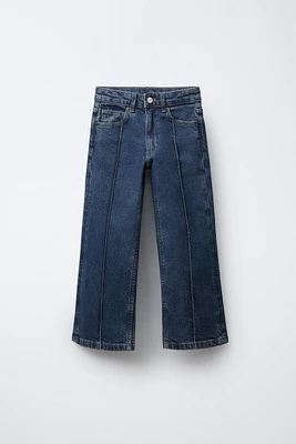 WIDE LEG CENTRAL SEAM JEANS