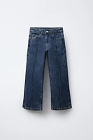 JEAN WIDE LEG NERVURÉ