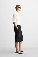 CHEMISE À BRODERIES GÉOMÉTRIQUES