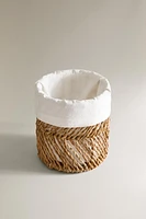 CORBEILLE RONDE DOUBLURE COTON