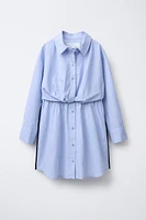 KNOTTED SHIRT DRESS