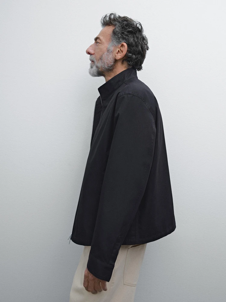 Veste fermeture Éclair 100 % coton