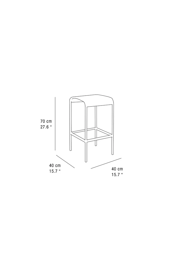 STEEL BAR STOOL