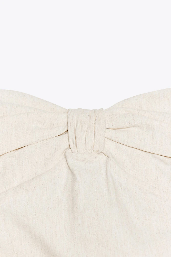 TOP BUSTIER DÉCOLLETÉ EN CŒUR