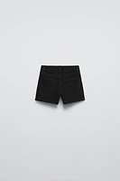 SHORT DENIM À STRASS