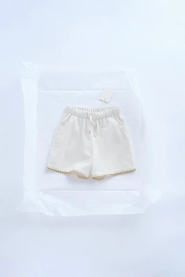 ZARA TIMELESS - TOPSTITCH BERMUDA SHORTS