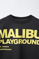 HEAVY JERSEY TEXT T-SHIRT