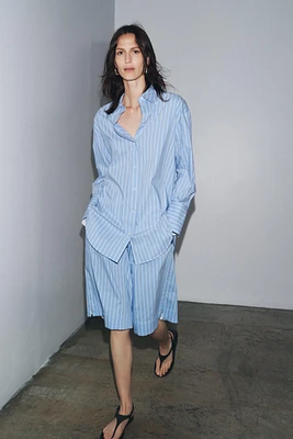 CHEMISE OVERSIZE RAYURES ZW COLLECTION